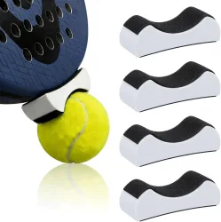 Padel-Tennisball-Sammler: Clip-On-Aufsatz zum Aufsammeln ohne Bücken ? Schnelles Aufnehmen, einfache Anwendung, leicht, passend für alle Padel-Schläger ? Ideal fürs Training