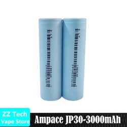 1?20 Stück Ampace JP30 18650 Akku 3,7 V 3000 mAh wiederaufladbare Batterien 2,6 Ohm-3,6 Ohm High Drain Li-Ionen-Zelle Max Pluse 140 A
