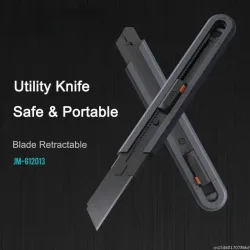 Jimihome 0,79 Zoll Stretch-Universalmesser Papierschneider mit Karbonstahlklingen Taschenmesser mit Sicherheitsverriegelung Handwerkszeug