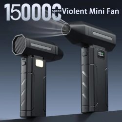 X8 Bürstenloser Turbo-Jet-Ventilator, Gebläse, 150000 U/min, leistungsstarkes elektrisches Luftgebläse, Staubsauger, tragbarer Staubreiniger, heftiger Ventilator