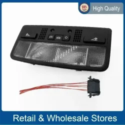 Schwarz 3BD 947 105 2EN 3B7 947 105F 3BD 947105   Rote Kuppelleuchte für den Innenbereich, Leselampe für Passat B5 Golf 4 Bora