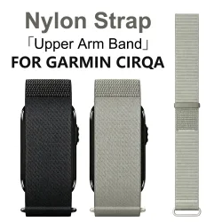 Nylon-Klettverschluss-Oberarmband für Garmin CIRQA Armband, Ersatz-Gurtband, gewebtes Zubehör