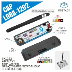 Offizielle M5Stack-Kappe LoRa 12222, für Cardputer Adv (SX1262, ATGM336H)