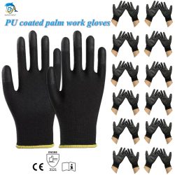 10?50 Paar Nylon-PU-Handschuhe, Sicherheits-Arbeitshandschuhe, Reparatur, spezielle Handschuhe, handflächenbeschichtete Handschuhe, Schreiner-Reparaturarbeiter-Zubehör