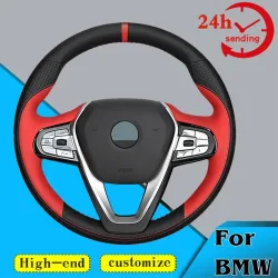 Custom Car Lenkrad Braid Abdeckung Komfortable 100% Fit Für BMW X3 X4 G20 G21 F40 F44 G22 G23 G26 g30 G31 G32 G11 G12