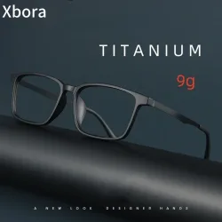 Herren-Lesebrille aus TR90-Titanlegierung mit Blaulichtfilter, Dioptrien von +2,5 bis +4,00, Maßgefertigte Sehstärke bei Kurzsichtigkeit
