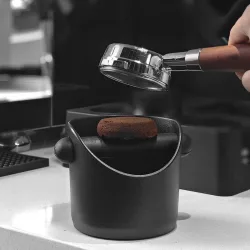 Kaffeesatzbehälter Espresso-Abklopfbehälter Rutschfester Abfallbehälter Barista-Zubehör Café-Mahlwerkzeuge