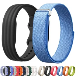 NONE, Offizielles Sport-Armband aus Nylon und Silikon für Google Fitbit Air. Bequemes Armband für Google Fitbit Air-Zubehör