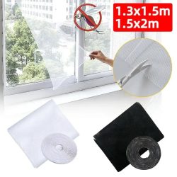DIY Moskitonetz Selbstklebende Indoor Anti-Insekten Fliegengitter Vorhänge Fensternetz Schutz Mesh Heimtextilien Bett Garten