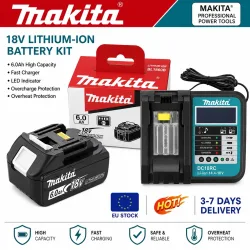 Original 6Ah für Makita BL1860 18V Akku-Elektrowerkzeuge Li-Ion Ersatzakku LXT BL1850 BL1840 für 18V Schraubendreher mit BMS TPCELL