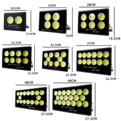 LED-Flutlicht 100W-1000W AC 220V Außenwand-Flutlichtstrahler IP66 Wasserdichte LED-Straßenlampe Reflektor LED