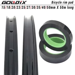 GOLDIX Tubeless MTB Felgenband 50 Meter 15 18 20 23 25 27 30 35 40 50mm für Mountainbike und Rennrad Tubeless Felgenband Reifenunterlage