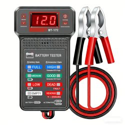 Intelligenter Autobatterietester, geeignet für die Selbstprüfung zu Hause/Reparaturwerkstätten, Ein-Klick-Diagnose von Lebensdauer und Kapazität, schnelle Fehlererkennung, intuitive Datenanzeige,