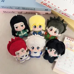 2026 10cm HUNTER×HUNTER Plüsch-Anhänger Hisoka Illumi Zoldyck Chrollo Lucilfer Stofftier für Anime-Fans