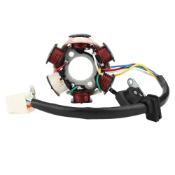 6-Spule 5-Draht-Magneto-Statorspule passend für 50 cc, 70 cc, 90 cc, 110 cc, 125 cc ATV Go Kart Generator Magneto-Statorspule Statorspule