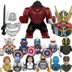 Thor Captain America Mini-Actionfiguren als Spielzeuggeschenke für Bausteine, Minifiguren, Spielzeug, Denkspiele als Geschenke