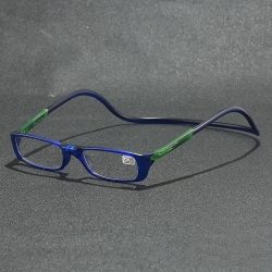Presbyopie Brille Presbyopie Schutzbrille Stein Mann Spiegel transparent Acetat drehbar Auge Großhandel stark magnetisch