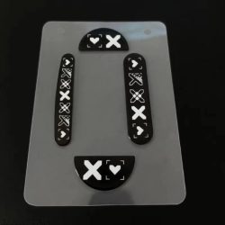 Glas-Mausschlittschuhe für Logitech MX Master 3/3s, Mausfüße, Pads, glatt, langlebig, schlank, 2,5D, gebogene Kante, Mauszubehör