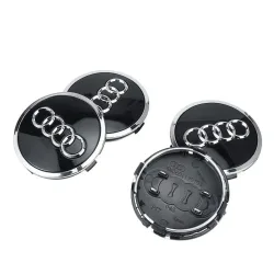 4 Stück für Audi Quattro A1 A2 A3 A4 A5 A6 A7 A8 S3 S6 Q3 Q5 7 Auto-Styling Radnabenkappen Ersatzabdeckungen 60mm 61mm 69mm 68mm