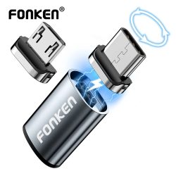 Magnetischer Kabelanschluss, Handy-Kabeladapter, Micro-USB, magnetische Spitze, Magnet-Ladegerät, Stecker, Typ C, Adapter für Huawei Android
