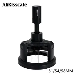 ALIKISSCAFE WDT Tools Rotary 51mm 54mm 58mm Espresso Rührer Nadel Distributor Magnetische Kaffeemaschine Zubehör Barista Werkzeuge