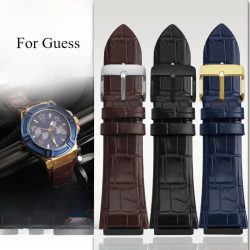 Zur Vermutung w0040g1  w0040g2  w0040g3 Serie Herren Nadel schnalle blau Roségold Schnalle 22mm Kuh Echt leder Uhren armbänder