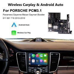 NEUES drahtloses CarPlay und Android Auto für Porsche Panamera Cayenne Macan Cayma 911 918 PCM 3.1 AutoLink AirPlay Autospiel