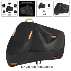 Motorradabdeckung Wasserdicht Ganzjährig Staubdicht UV-Schutz Outdoor Indoor Roller Verschleißfester Stoff Motorradabdeckung