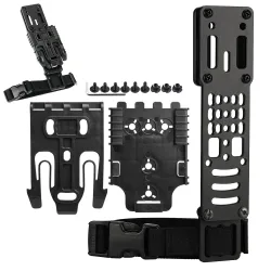 NEUER modularer Pistolenholster-Adapter aus Metall, kompatible QLS-Plattform, taktisches Schnellwechselset