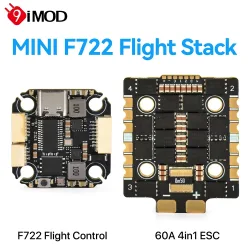 F722 mini Flight Stack F722 Mini Flight Control 60A ESC 3-8S Lipo 20x20mm ICM42688 Gyro für Fernbedienung FPV Racing Drone