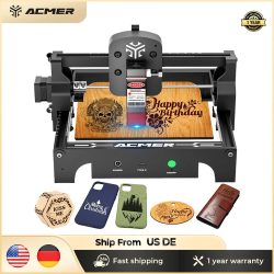 ACMER Mini Tragbarer Lasergraveur Hochpräzise CNC-Schneidewerkzeuge Graviermaschine DIY für Logo Holz Glas Acryl Anfänger