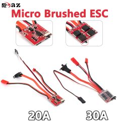 RC 20A 30A Micro Brushed ESC Elektronischer Drehzahlregler für 1/18 1/24 1/28 RC Auto Mini Z Drift Car RC Boot Modell Upgrade-Teile