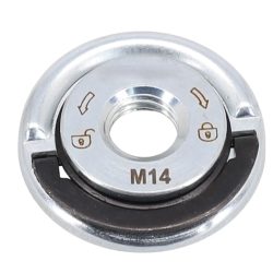 M 14-Gewinde-Winkelschleifer, selbstsichernde Pressplatte, Winkelschleifer, Schnellspanner, Flanschmutter, Klemmung, Power Chuck, Werkzeuge, Teile