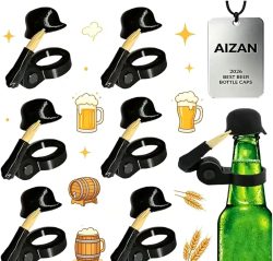 Neuartiger Militär-Salut Bierflaschenhelm Trinkhut, Einzigartige Dekorative Designs Bierdeckel-Zubehör Großartiges Trinkgeschenk