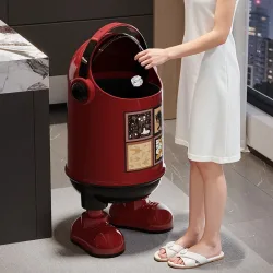 NONE, Kreativer Astronauten-Mülleimer für Wohnzimmer, Schlafzimmer und Badezimmer, Haushaltsabfallbehälter, Reinigungsutensilien, Heimdekoration
