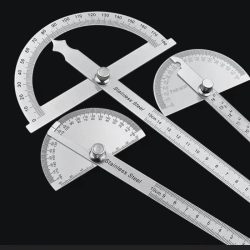 Goniometer Edelstahl Winkelmesser Metall Lineal Multi Winkel Mess Lineal Zimmerei Werkzeug Winkel Meter Winkel Finder Goniometro