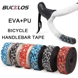 Bucklos Rennrad Bar Tape ultraleichte Lenker bänder Eva Pu Soft Anti-Vibration Wrap Tape langlebiges Bar Tape Fahrrad zubehör