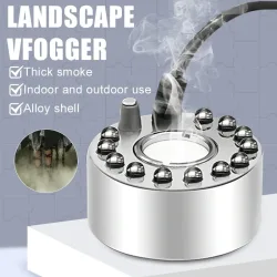 Party Nebel Maker Wasser Teich Brunnen Fogger 12 LED Farbe Aquarium Nebel Maker Halloween Ostern Party Festival Dekoration