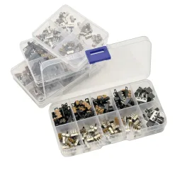 1 Box Micro Slide Switch Kit 1P2T SPDT 3 Pin 2 Positionen DIP PCB Mount ON-OFF Kippschalter Unterbrecher 2/3/4/5/6/7MM 50V 0,5A