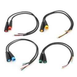 M8 2 3 4 5 6 Pin DC Elektrische Fahrrad Butt Joint Stecker wasserdicht weiblich männlich Stecker Verdrahtung Roller Brems Kabel Signal 20 CM