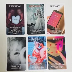 Mystic Black Rose Oracle Deck 78-teiliges Situationen Tarotkarten Twin Flame Love Schlüsselwörter Deck Heilung Schattenarbeit Einzigartig