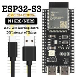 ESP32-S3 Entwicklungsboard 2,4G WLAN-Modul für Arduino ESP IDF ESP32-S3WROOM1 N8R2 N16R8 44-Pin Typ-C 8M PSRAM ESP32 S3