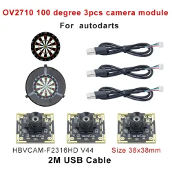HBVCAM OV2710 100 Grad 2MP USB-Kameramodul für AutoDarts IO Punktezählsystem - Computer-Vision-Kameramodul