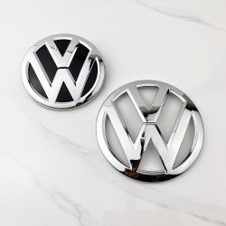 138mm 110mm Auto-Emblem für Frontgrill und Heckklappe, Ersatz für Volkswagen Golf 7 mk7 Golf7 2014 2015 2016 2017