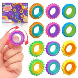 Neues Fidget Toys Kinder-Sensorring aus Silikon, Silikon-Dekompressionsspielzeug, sensorischer Ring