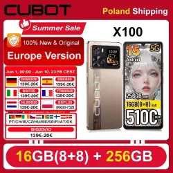 [Versand aus Polen] Cubot X100 Android 15 5100mAh 33W NFC 5G Smartphone 6,88
