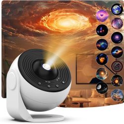 Nachtlicht Galaxie-Projektor Sternenhimmel-Projektor 360° °   Rotierende Planetariumslampe für Kinderzimmer Valentinstagsgeschenk Hochzeitsdeko