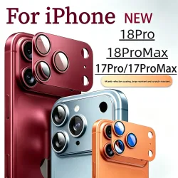 3/2/1 Stück Matte Schutzfolie für iPhone 18 Pro Max 17 Pro Max, Vollständige Linsenabdeckung, Ultradünner Kameraschutz mit Metallrahmen