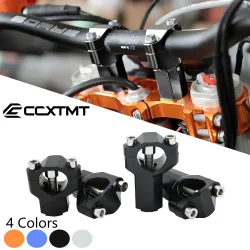 Motorrad CNC 28MM Lenker Riser Bar Clamp Für Husqvarna TC FC TE FE Für KTM SX SXF XC XCF XCW EXCEXCF SMC Abenteuer R