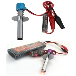 6-12 V HSP 80100 Elektronische Glühkerze Zünder Kabel Clip Nitro Ausgang 18 21 28 motor 1/8 1/10 1/24 RC Auto Zubehör Teile